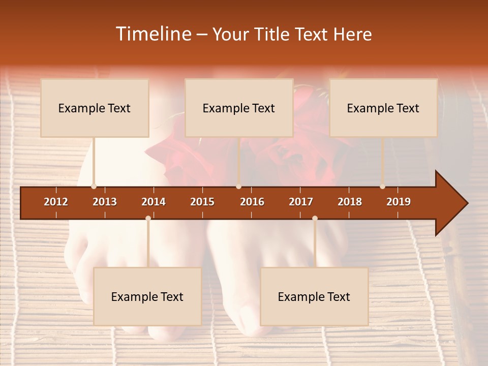 Blossom Toenails Flowers PowerPoint Template