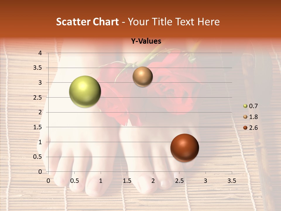 Blossom Toenails Flowers PowerPoint Template