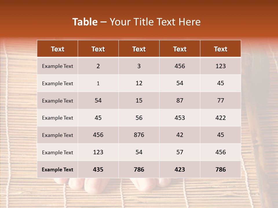 Blossom Toenails Flowers PowerPoint Template