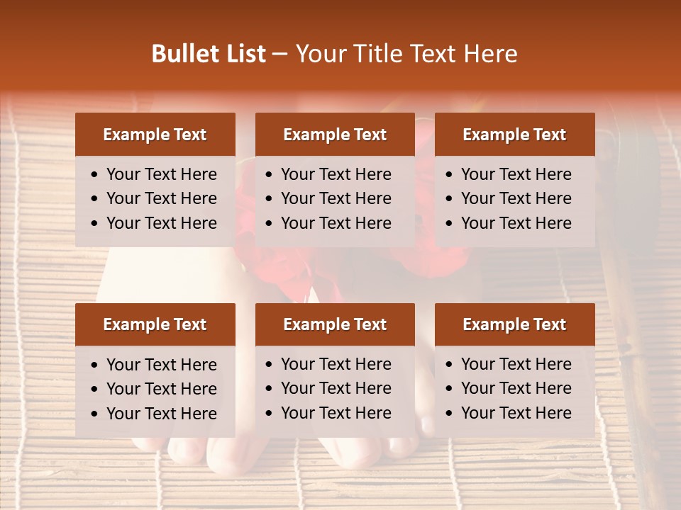 Blossom Toenails Flowers PowerPoint Template