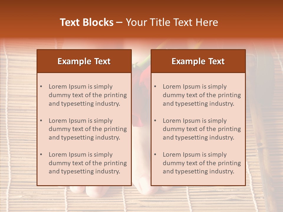 Blossom Toenails Flowers PowerPoint Template