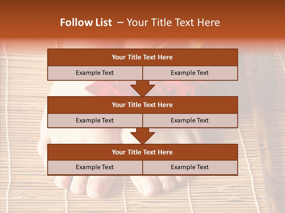 Blossom Toenails Flowers PowerPoint Template