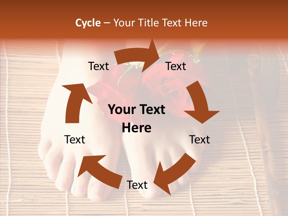 Blossom Toenails Flowers PowerPoint Template