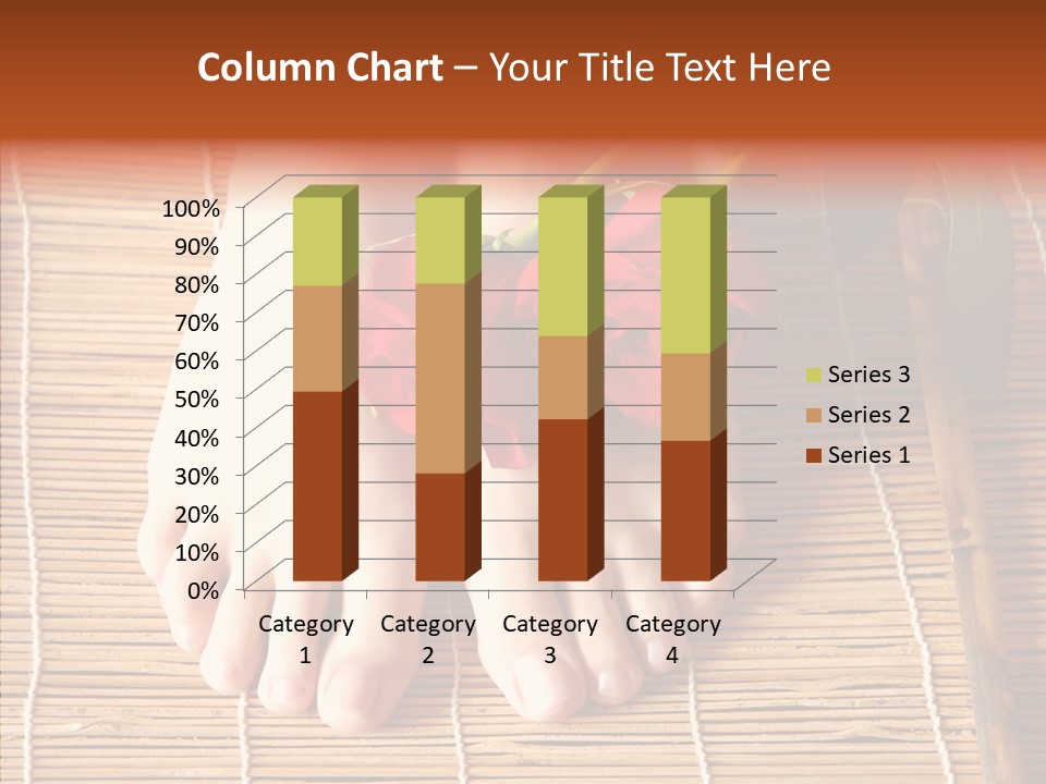 Blossom Toenails Flowers PowerPoint Template