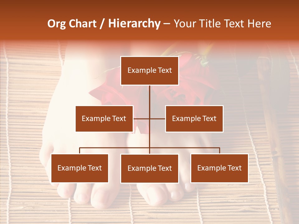 Blossom Toenails Flowers PowerPoint Template