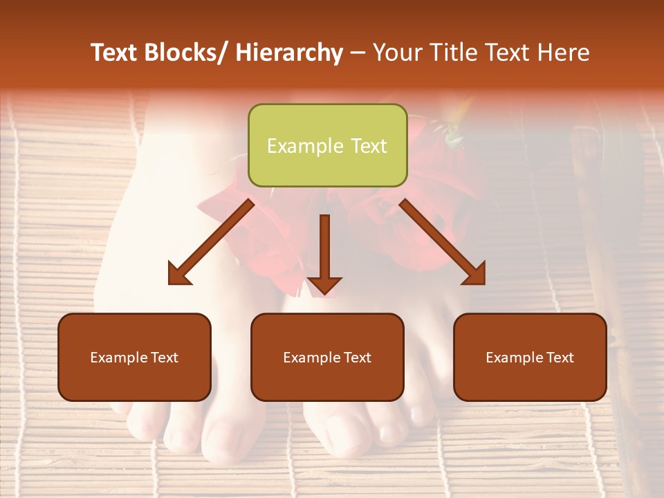 Blossom Toenails Flowers PowerPoint Template