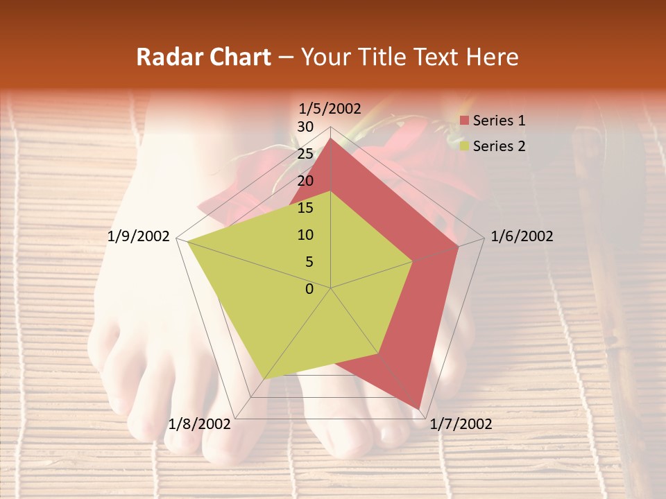 Blossom Toenails Flowers PowerPoint Template