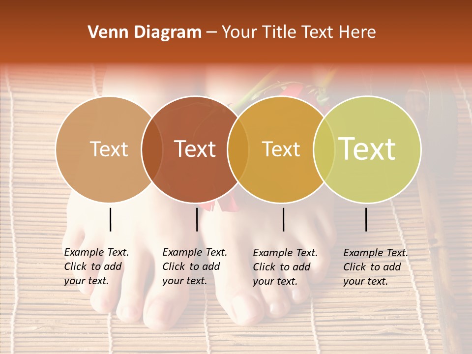 Blossom Toenails Flowers PowerPoint Template