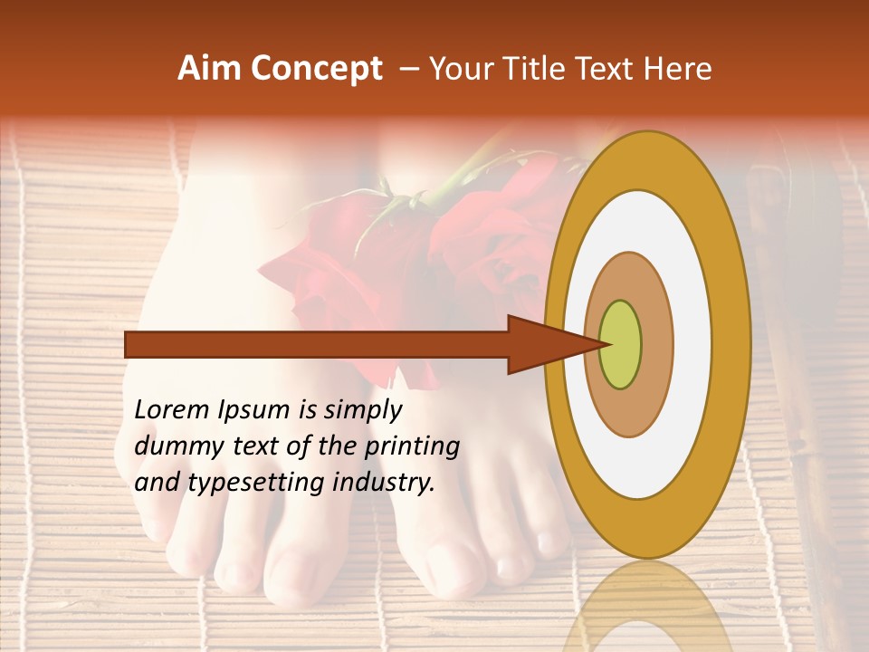 Blossom Toenails Flowers PowerPoint Template