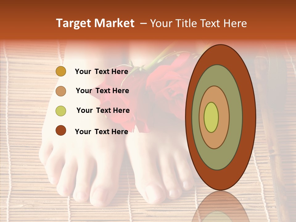 Blossom Toenails Flowers PowerPoint Template