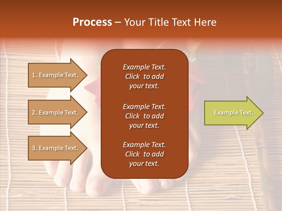 Blossom Toenails Flowers PowerPoint Template