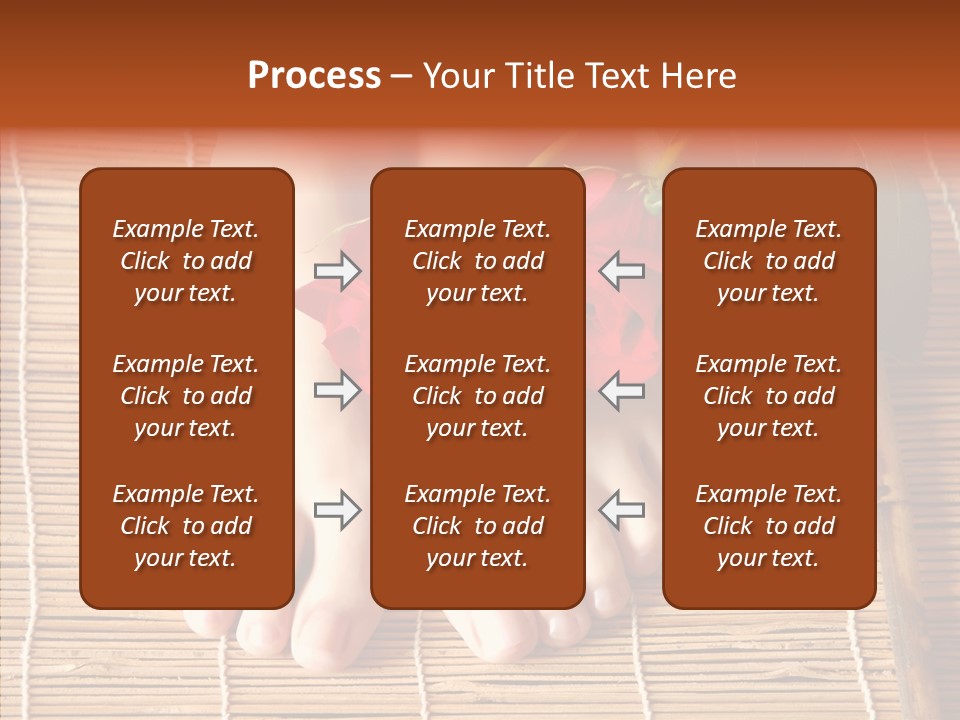 Blossom Toenails Flowers PowerPoint Template