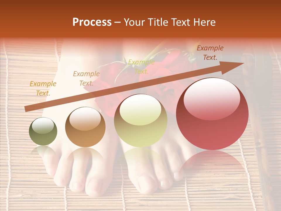 Blossom Toenails Flowers PowerPoint Template