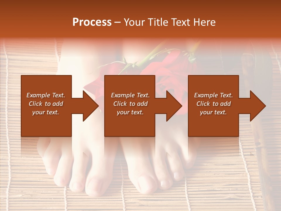 Blossom Toenails Flowers PowerPoint Template