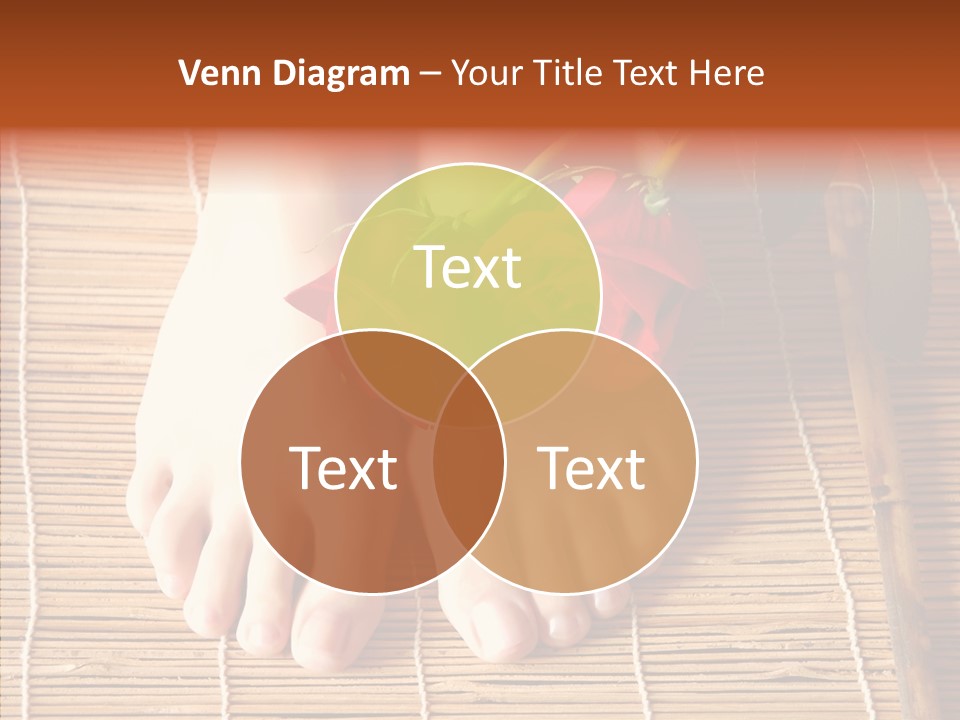 Blossom Toenails Flowers PowerPoint Template