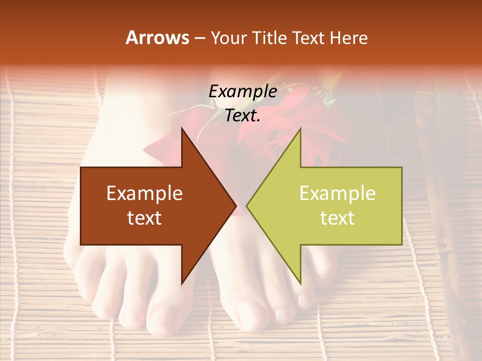 Blossom Toenails Flowers PowerPoint Template