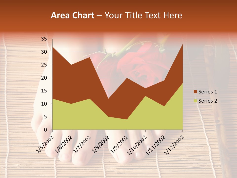 Blossom Toenails Flowers PowerPoint Template