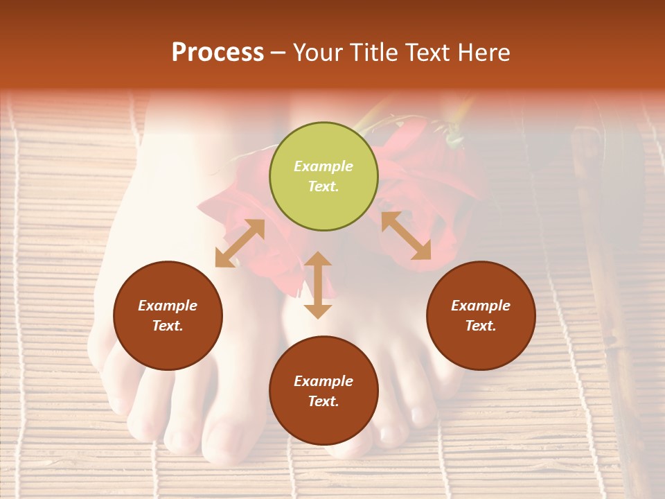 Blossom Toenails Flowers PowerPoint Template