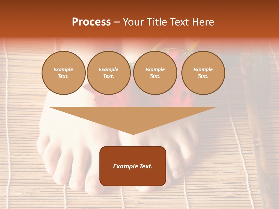 Blossom Toenails Flowers PowerPoint Template