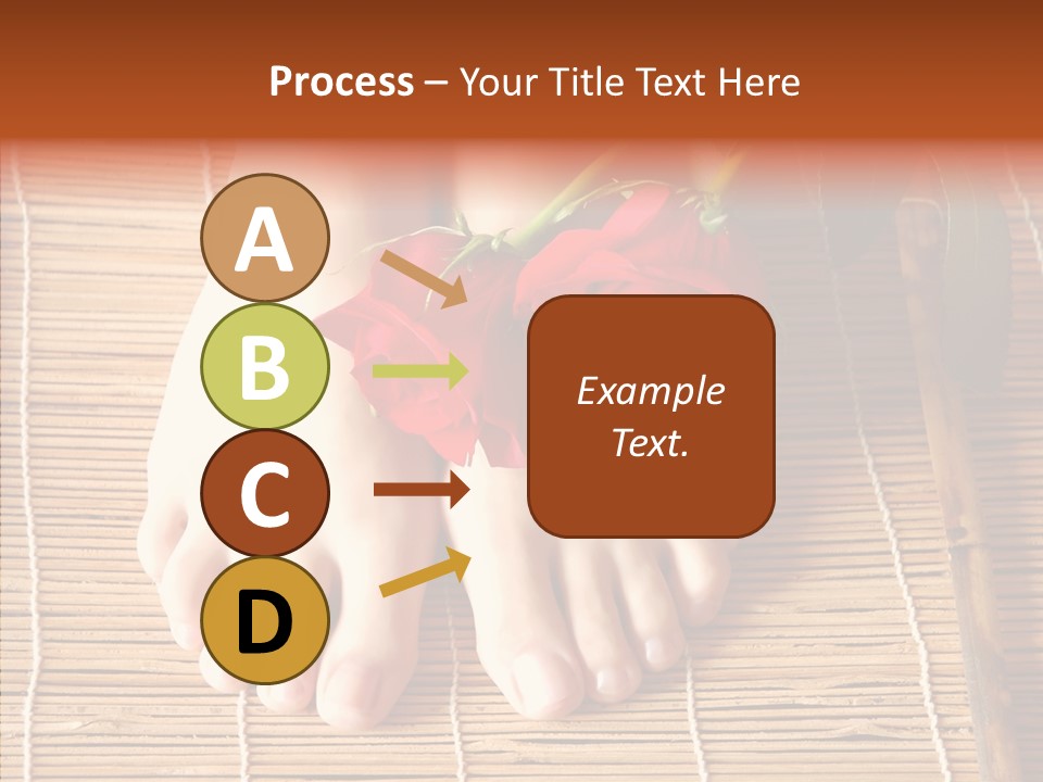 Blossom Toenails Flowers PowerPoint Template