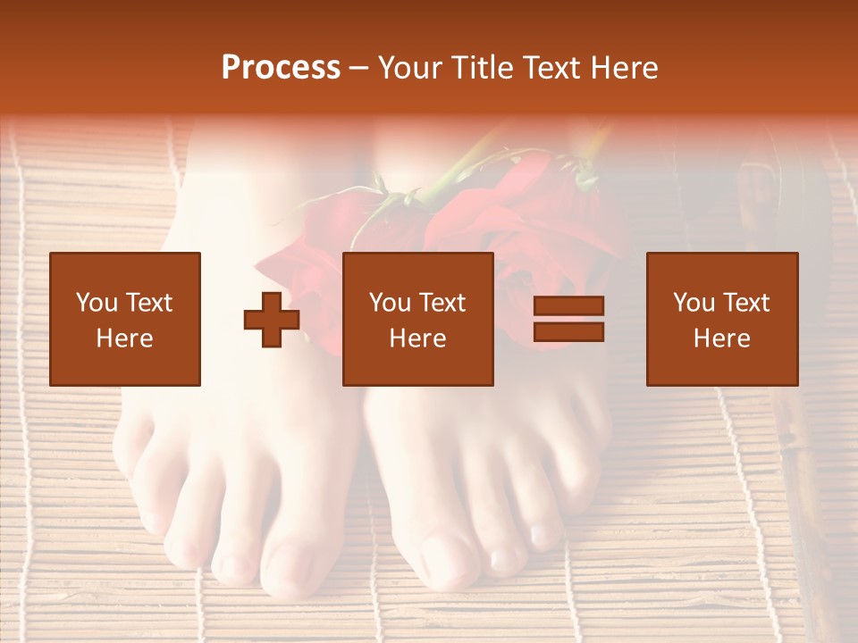 Blossom Toenails Flowers PowerPoint Template