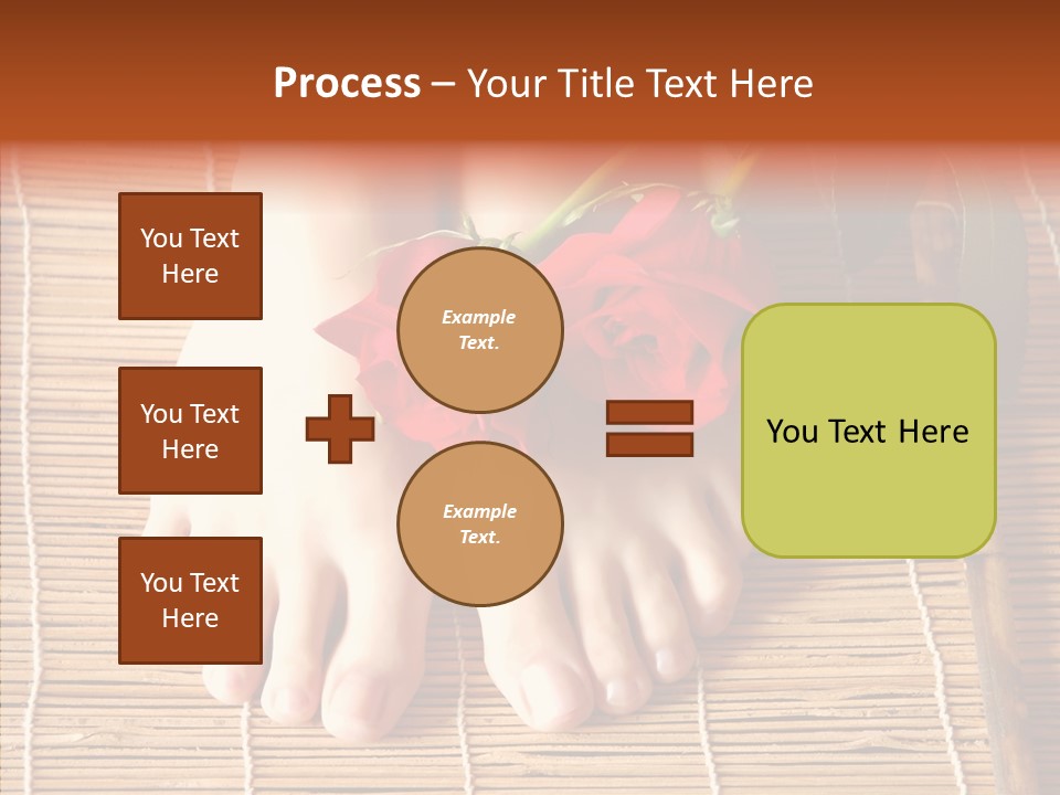 Blossom Toenails Flowers PowerPoint Template