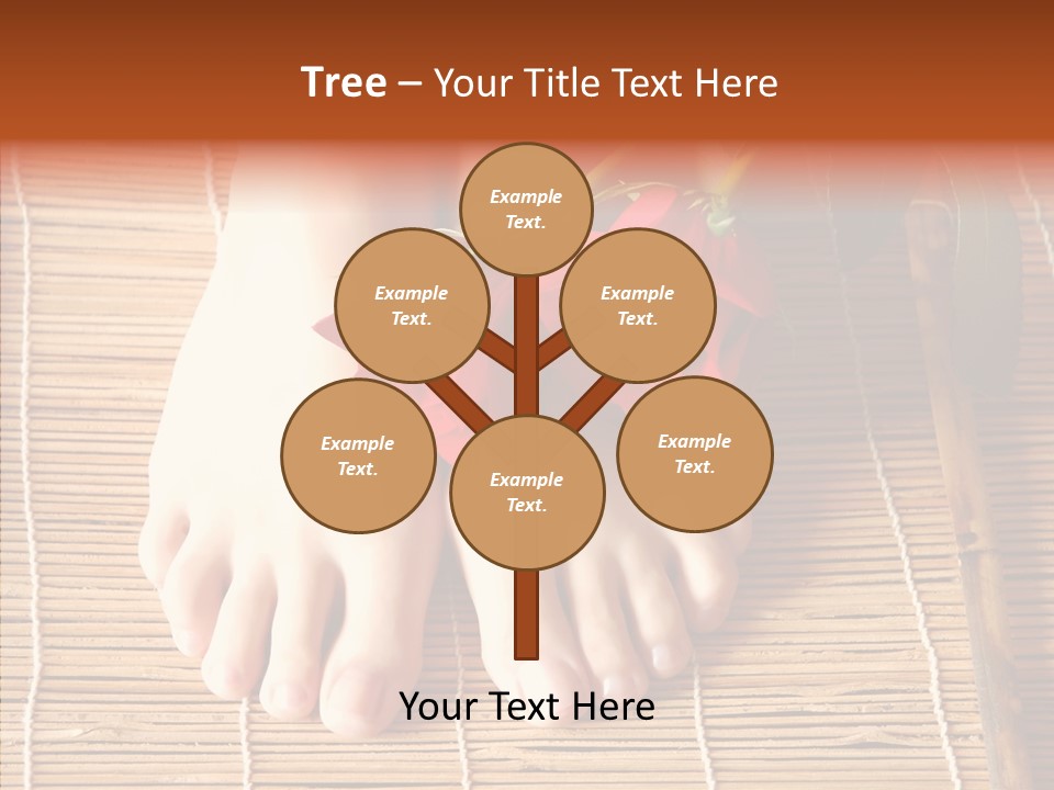 Blossom Toenails Flowers PowerPoint Template