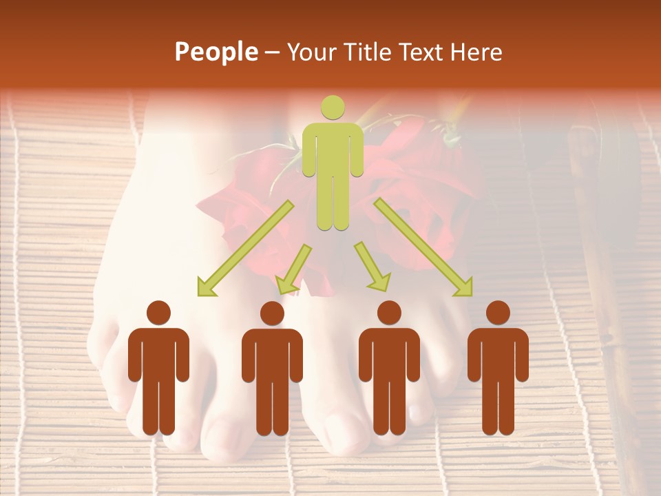 Blossom Toenails Flowers PowerPoint Template