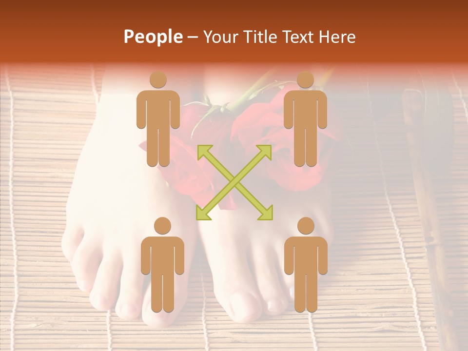 Blossom Toenails Flowers PowerPoint Template