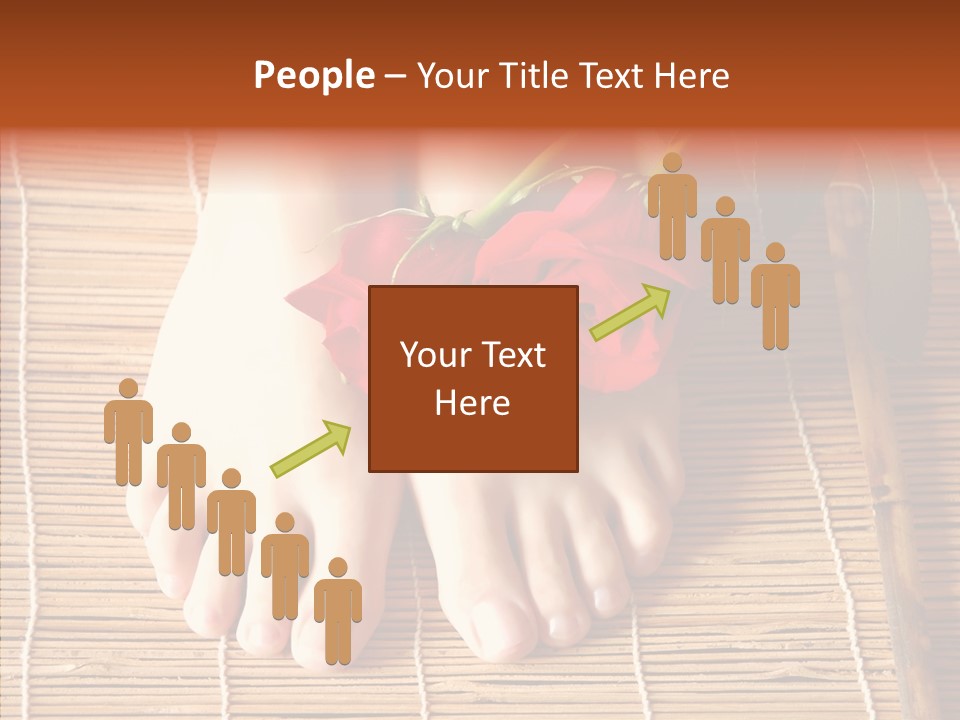 Blossom Toenails Flowers PowerPoint Template