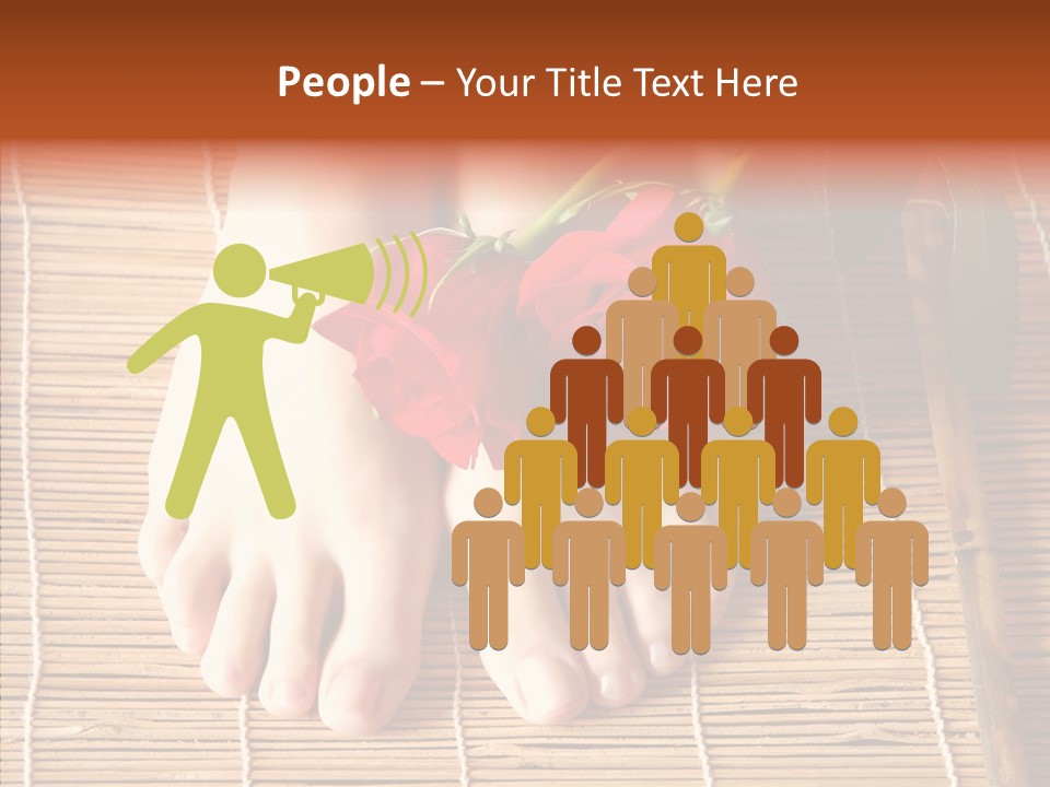 Blossom Toenails Flowers PowerPoint Template