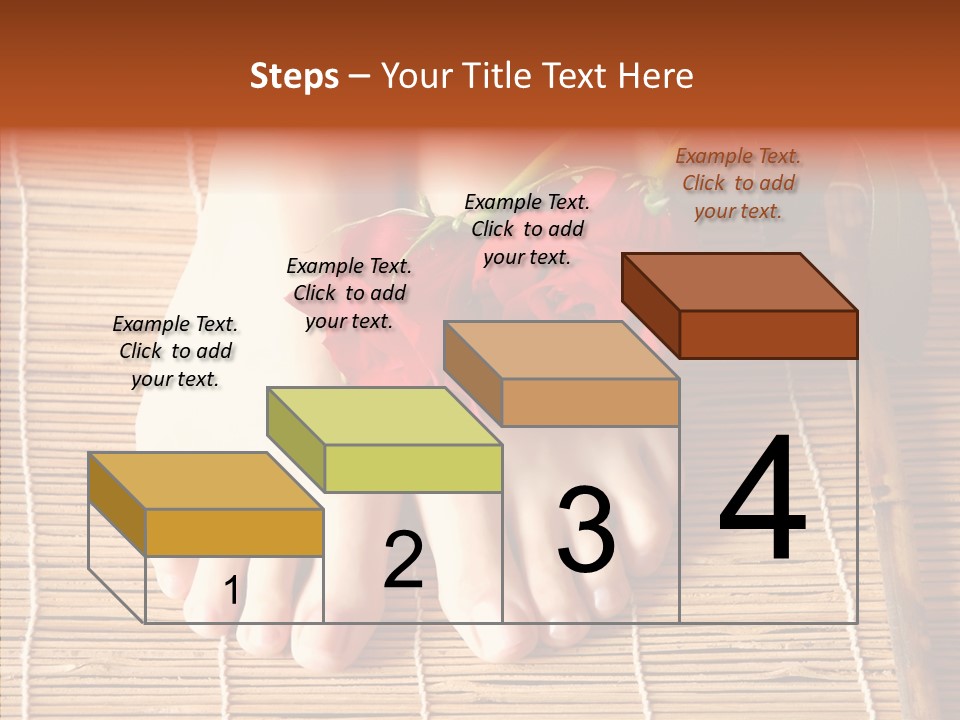 Blossom Toenails Flowers PowerPoint Template