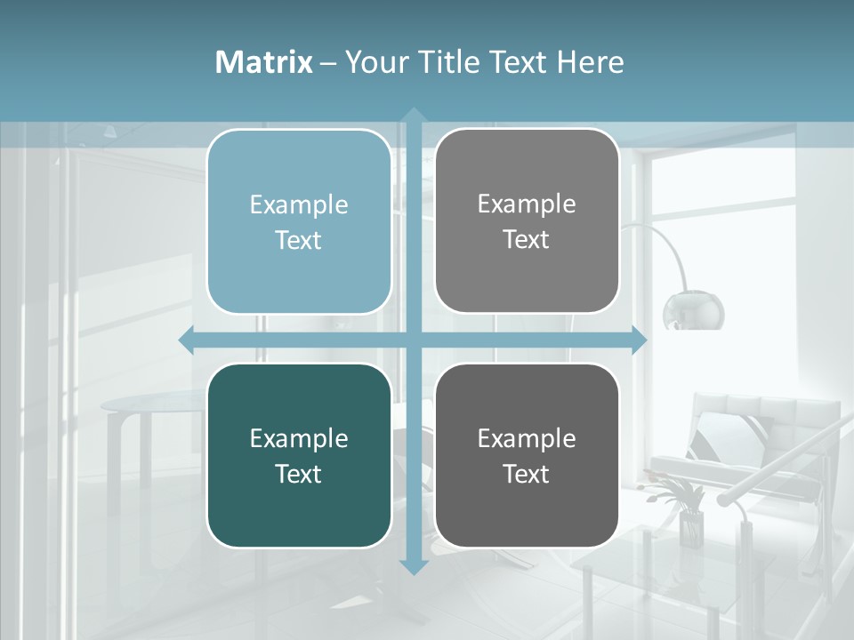 House Shadow Floor PowerPoint Template