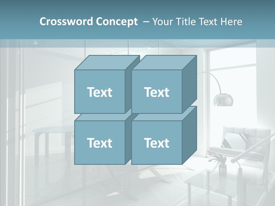 House Shadow Floor PowerPoint Template