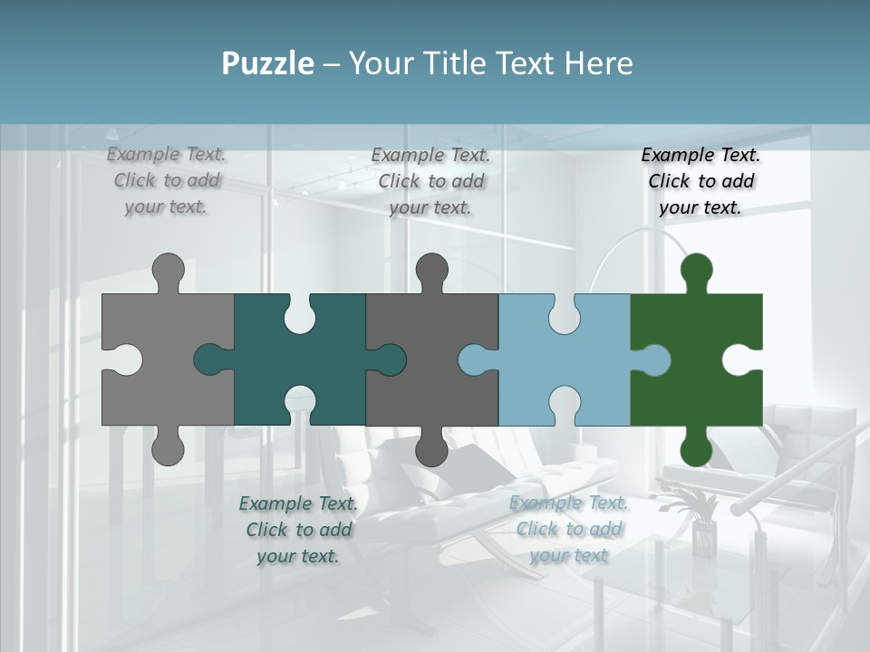 House Shadow Floor PowerPoint Template