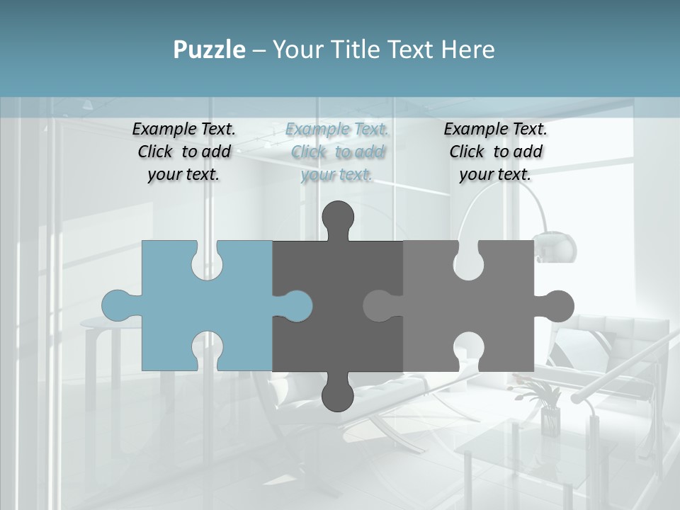 House Shadow Floor PowerPoint Template