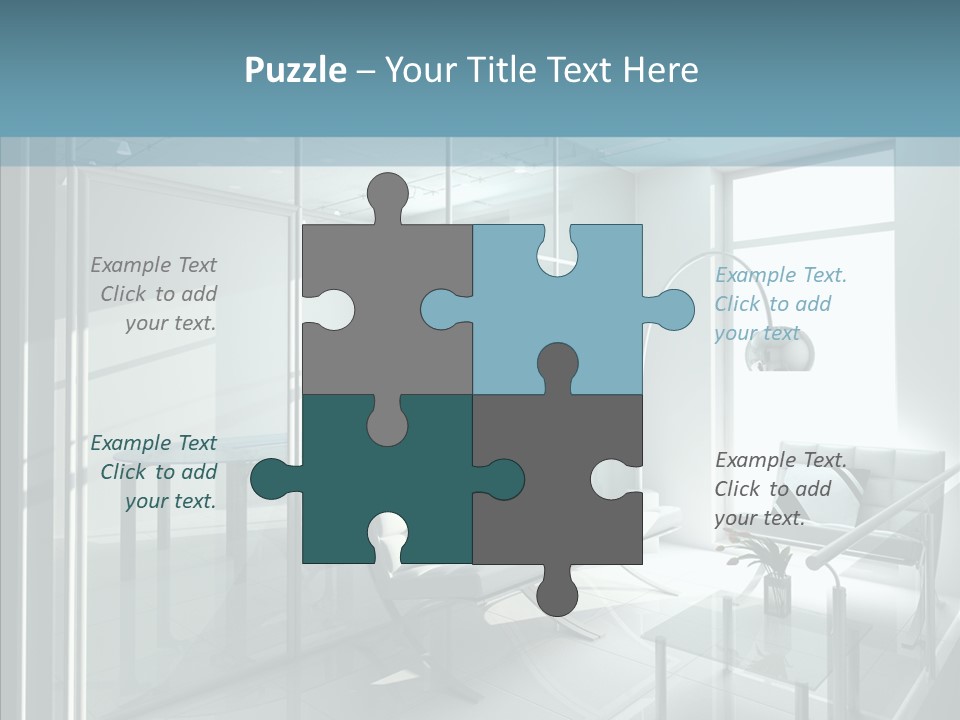 House Shadow Floor PowerPoint Template