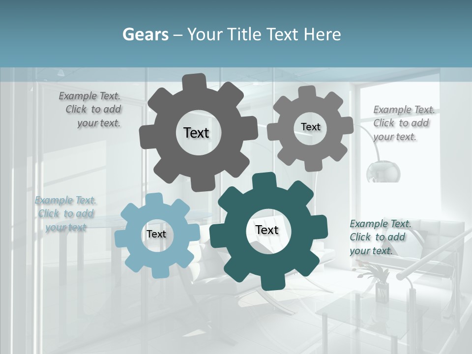 House Shadow Floor PowerPoint Template