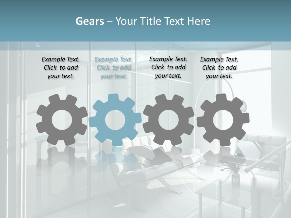 House Shadow Floor PowerPoint Template