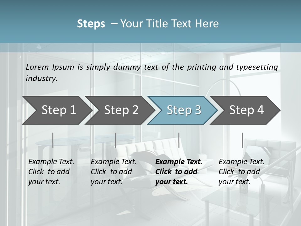 House Shadow Floor PowerPoint Template