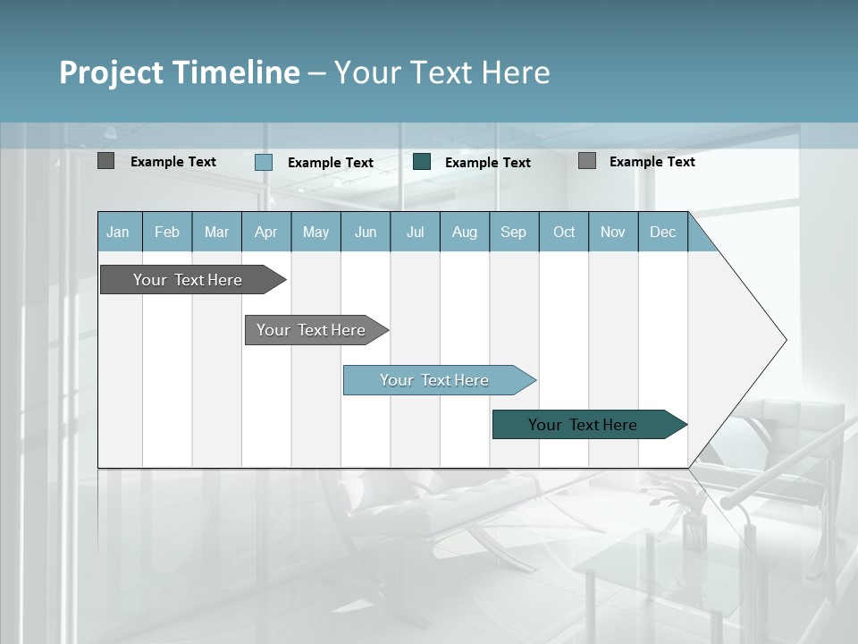 House Shadow Floor PowerPoint Template