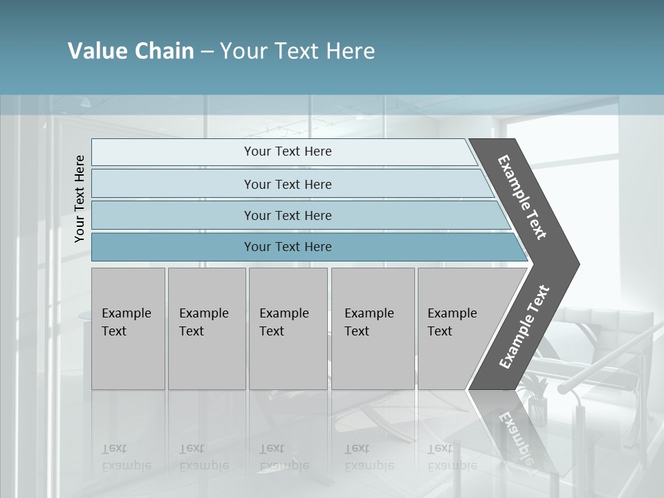 House Shadow Floor PowerPoint Template