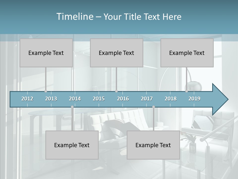 House Shadow Floor PowerPoint Template
