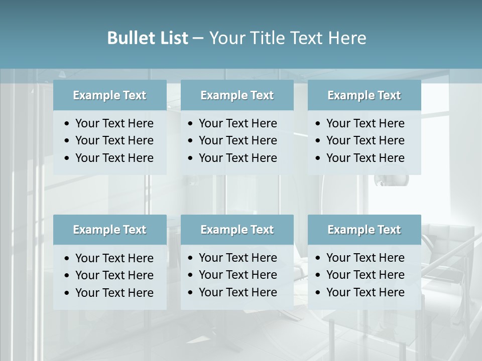 House Shadow Floor PowerPoint Template