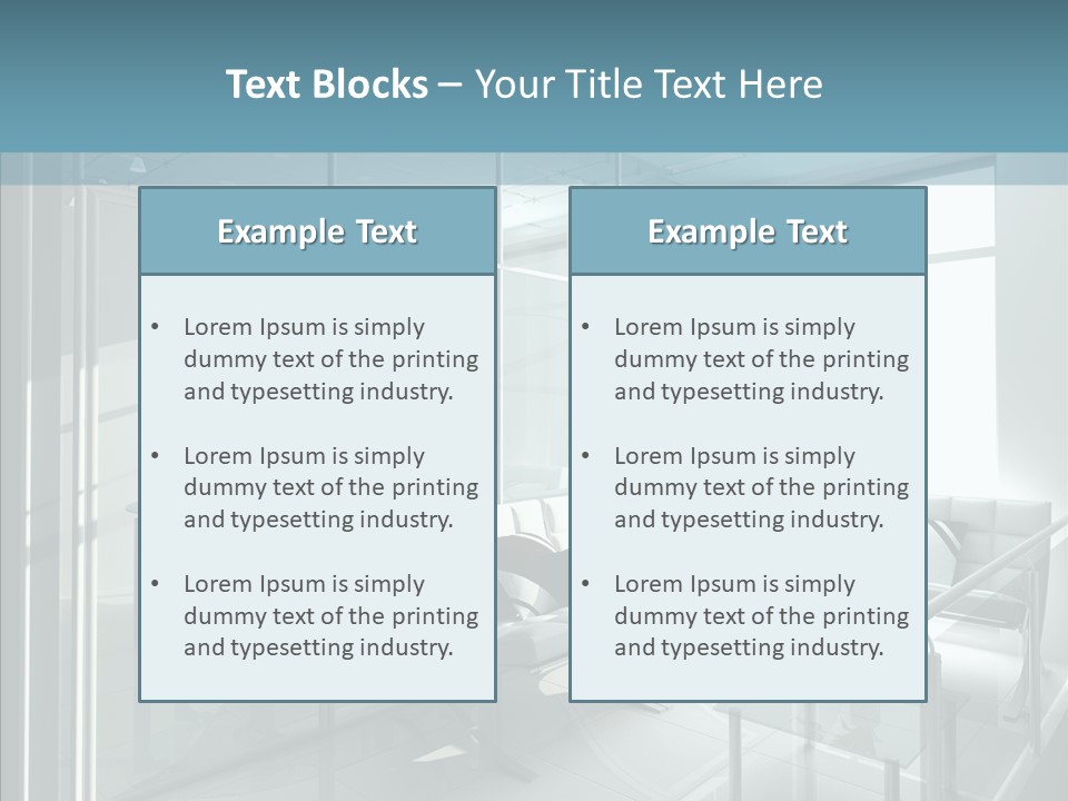 House Shadow Floor PowerPoint Template