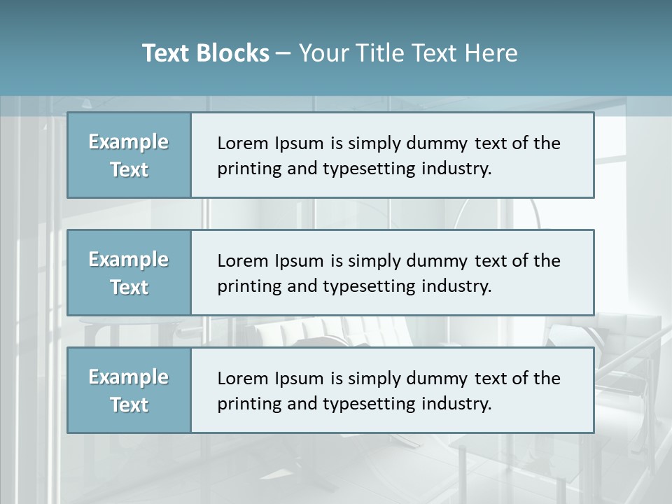 House Shadow Floor PowerPoint Template