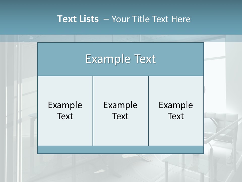 House Shadow Floor PowerPoint Template