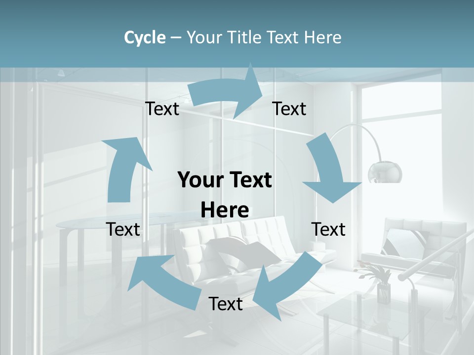 House Shadow Floor PowerPoint Template