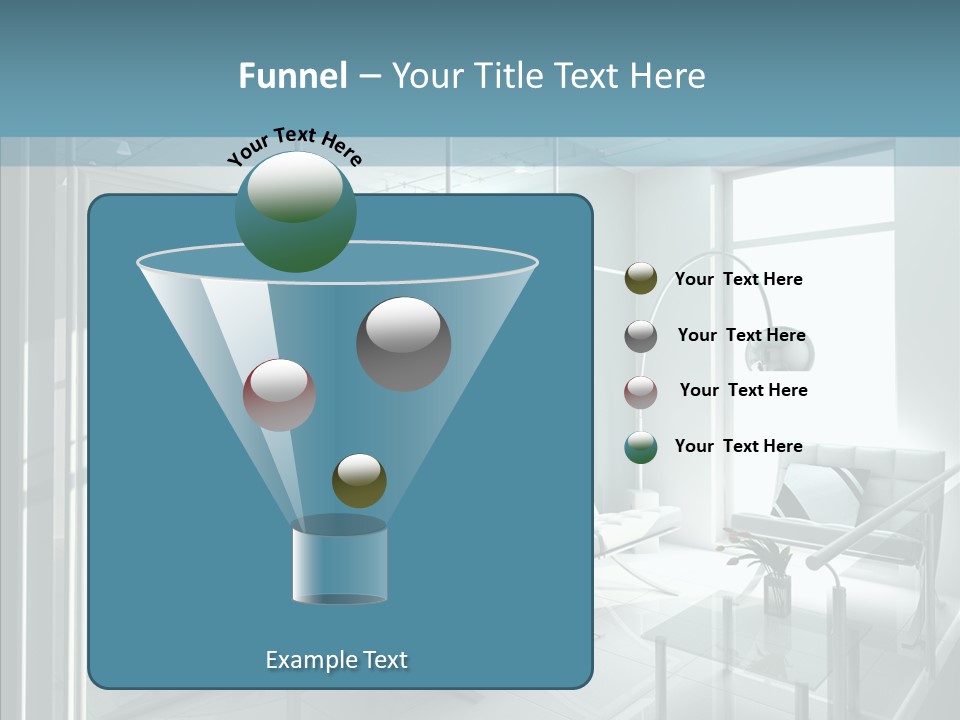 House Shadow Floor PowerPoint Template