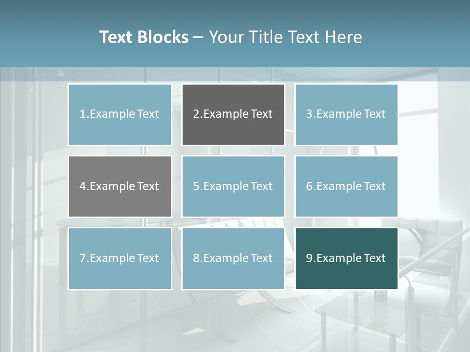 House Shadow Floor PowerPoint Template